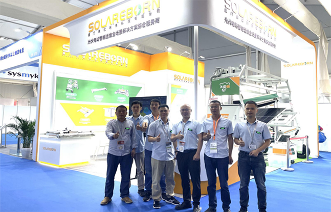 The strength of the blockbuster new product is unveiled, chasing the light, shining and blooming丨Solareborn debuts at the 2023 SNEC Shanghai Exhibition